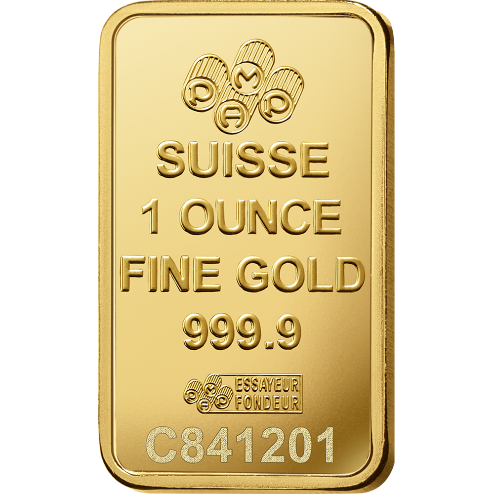 Lady Fortuna™ Gold Minted Bar - 1 oz