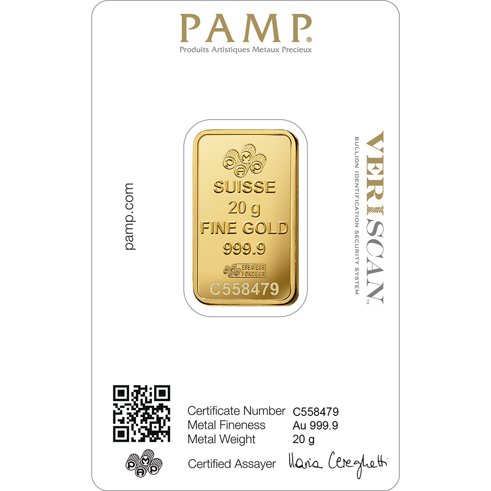 Lady Fortuna™ Gold Minted Bar - 20g